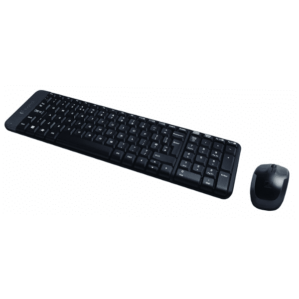 Upper View of Logitech MK220 with Mouse