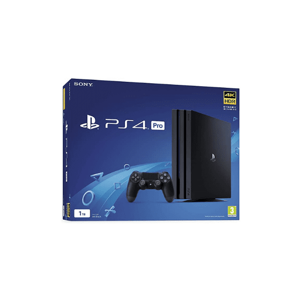 Box of Sony Playstation 4 PRO 1 TB Gaming Console