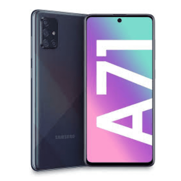 Front & Back View of Samsung A71