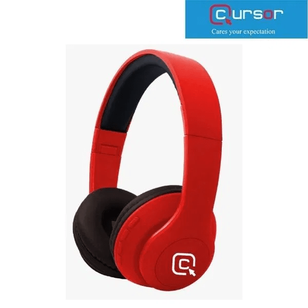 Cursor Red Bluetooth Stereo Headphones BT-440